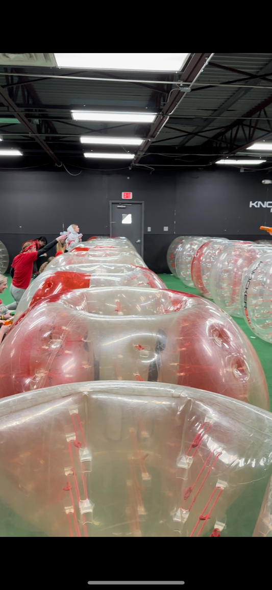 Up To 20 Players Combo 1 Hour Nerf & 1 Hour Knockerball Private Field