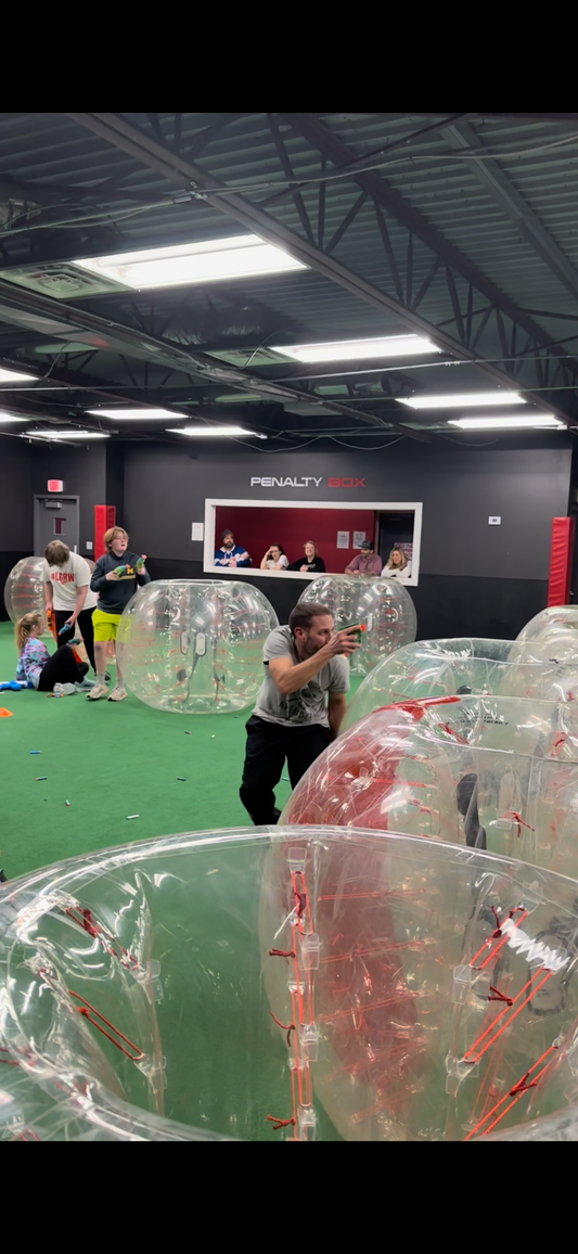 Up To 25 Players Combo 1 Hour Nerf & 1 Hour Knockerball Private Field