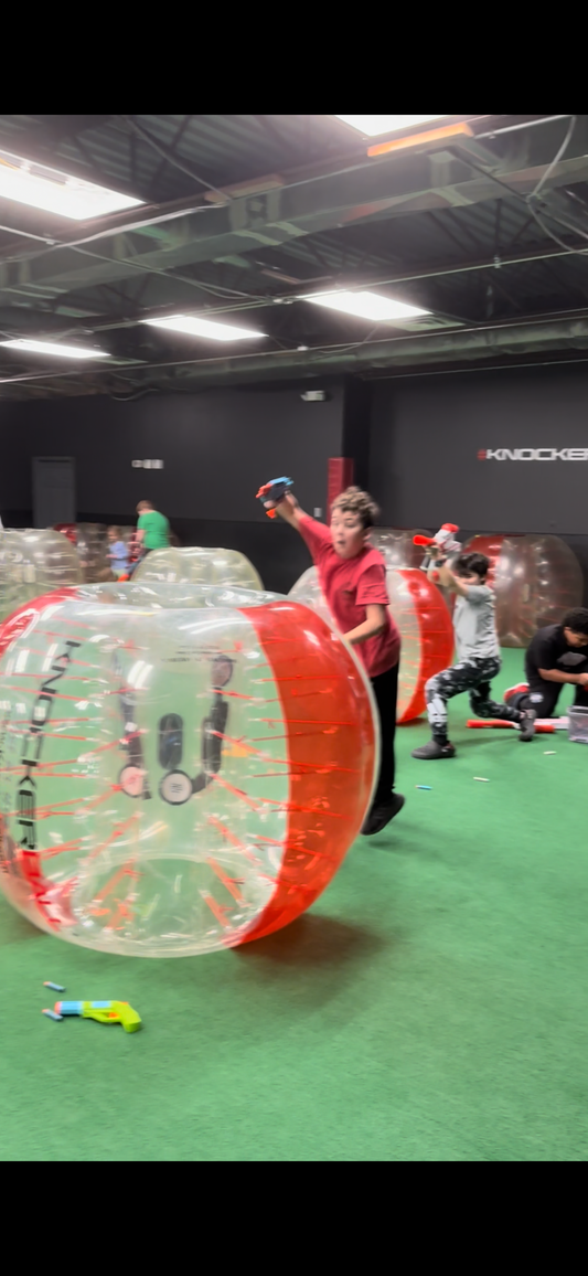 Up To 6 Players Combo 1 Hour Nerf & 1 Hour Knockerball Private Field